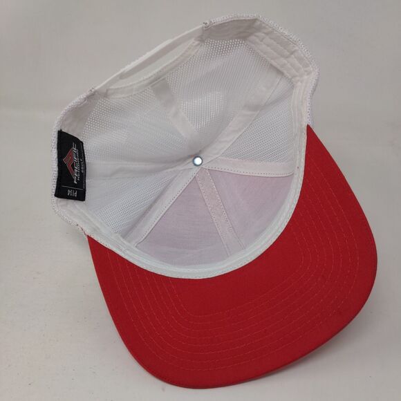 East Coast Truck Bodies Snapback Mesh Back Trucker Hat Red One Size - Picture 6 of 8